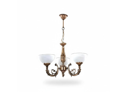 Lustre au plafond Lustre antique Lustre Plafonnier Lampe Verre Or