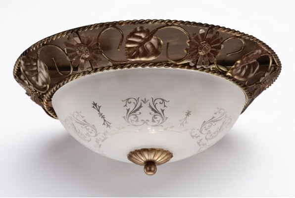 Lustre de plafond Lustre Lustre Lustre Plafonnier Lampes Verre Or Rond