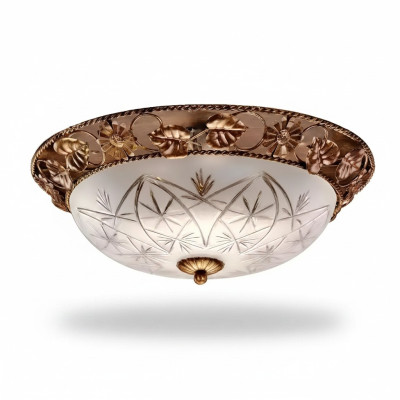 Lustre plafonnier Lustre Lustre Plafonnier Lampes Verre Or Art