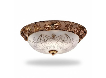 Lustre plafonnier Lustre Lustre Plafonnier Lampes Verre Or Art