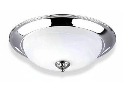 Lustre de plafond Lustre Plafonnier Lustre en verre argenté Luminaires ronds