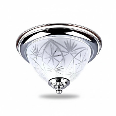 Lustres Lustre Lustre Lampe de plafond Argent Verre neuf