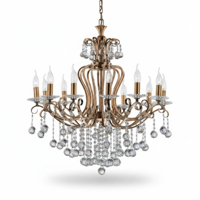 Lustre de plafond de luxe Lustre Lustre Lustre Lustre Lustre en cristal Doré 88x100