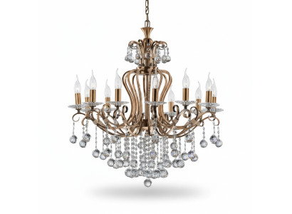 Lustre de plafond de luxe Lustre Lustre Lustre Lustre Lustre en cristal Doré 88x100