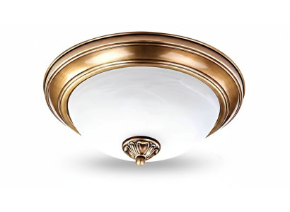Lampe de plafond Lustre Lustre Or Lampes en verre Métal
