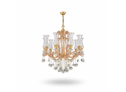Lustre de plafond de luxe Lustre Lustre Lustre Lampe de plafond Cristal Or Lampe