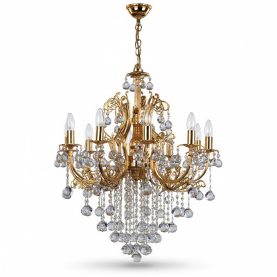 Lustre de luxe Lustre en cristal Lustre de plafond Lampe de plafond en or