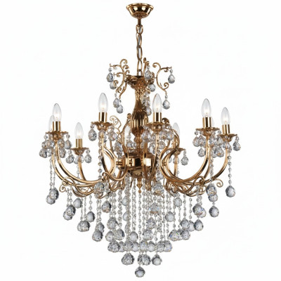 Lustre de luxe Lustre de plafond Lustre Lustre Lustre Lampe de plafond en cristal doré