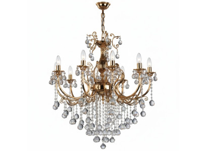 Lustre de luxe Lustre de plafond Lustre Lustre Lustre Lampe de plafond en cristal doré