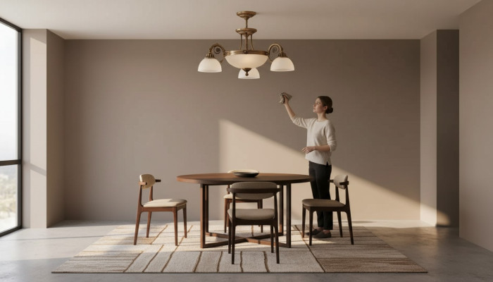 Lampes luminaire Plafonnier Lustre Lustre Blanc Lustre en verre Or