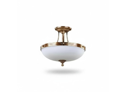 Lustre Lampe de plafond Lustre Blanc Verre Moderne