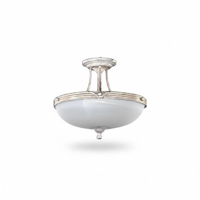 Plafonnier Lampes Lumière de plafond Lustre Lustre Blanc Verre Moderne
