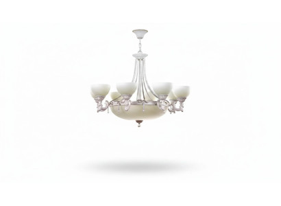 Lustres Plafonnier Lustre Lustre Blanc Lustre de plafond Verre Moderne
