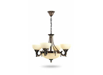 Lustre Plafonnier Moderne Lustre Plafonnier en Verre Beige Lampe