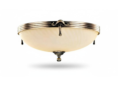 Lustre Lustre Plafonnier Moderne Lampe de plafond en verre doré.