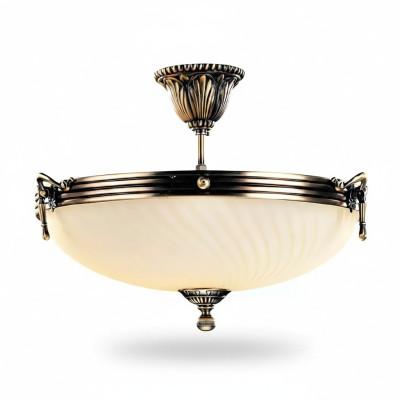 Lustre Lustre Plafonnier Lampe de plafond moderne Lampe en verre doré