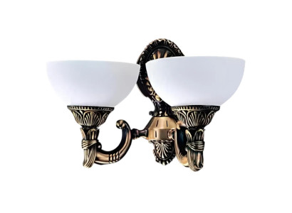 Lampe murale Lumières murales Lampe murale d'art Lustre Lampes murales Verre blanc