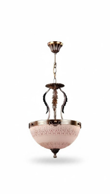 Lustre de plafond en or Lustre Plafonnier en verre marron