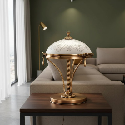 Lampe de table Lampe de table Lampes Lumières de lampe de luxe en or Table Gris