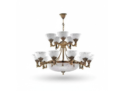Lustre Lampe de plafond Lustre Lampe de plafond Verre Gris Lampes