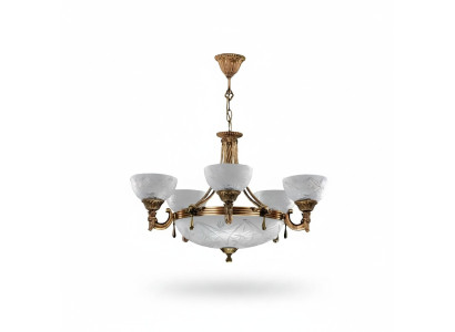Lampe de plafond Lustre Lampe de plafond Lustre Verre Gris Lumières