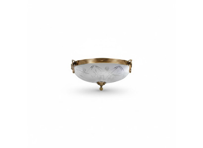 Lustre Lampe de plafond Gris Lampe Lustre Verre Or