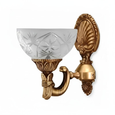 Lampe murale Luminaires muraux Lampe murale d'art Lustre Appliques murales en verre Doré