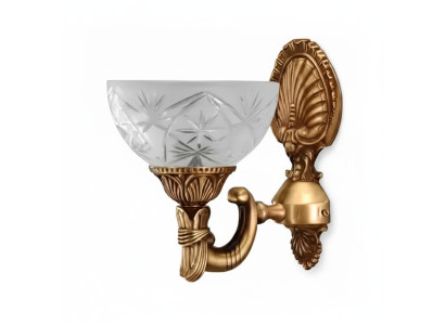 Lampe murale Luminaires muraux Lampe murale d'art Lustre Appliques murales en verre Doré