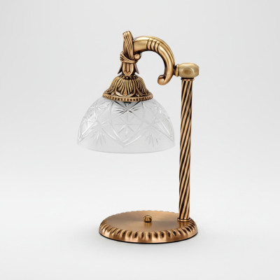 Lampe de table Lampe de table Lampe Lumières Lamps d'or Verre d'or Gris Art