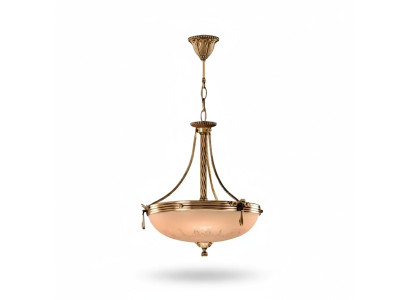 Lustre Lustre plafonnier Lustre Plafonnier Lampe en Verre Or Beige