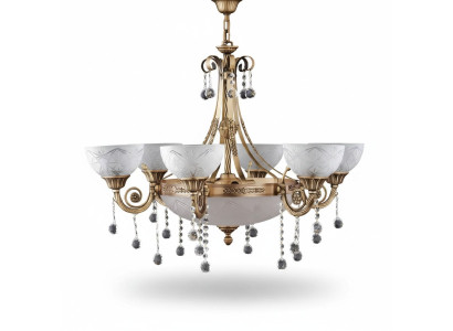 Lustre Lampe de plafond Plafond Lustre Lampe Lustre Verre Or Hôtel Ritter