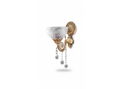 Applique murale Lampes murales Or Applique murale Lustre Lampes murales Gris Verre