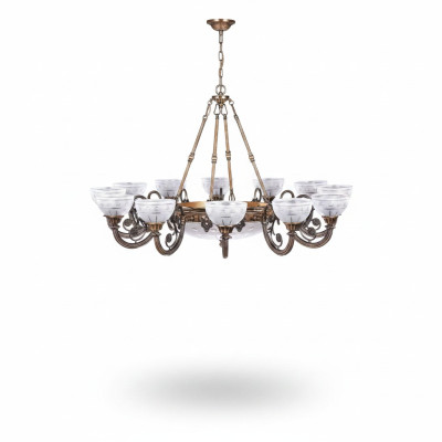 Suspension Lampe Lampe de plafond Lustre Verre Gris Art Luminaire