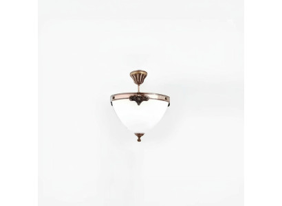 Lustre Lampe de plafond Lampe de plafond Lampe Luster Art en verre Blanc