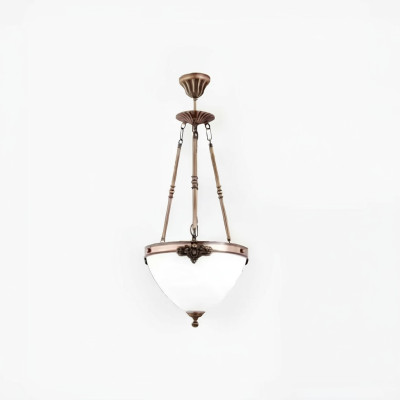 Lampe Lampe de plafond Lustre Lustre Art verre Blanc