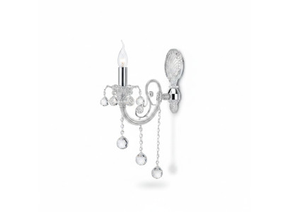 Applique murale Applique murale Applique murale Appliques Lustre en cristal argenté