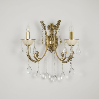 Applique murale lampe murale applique lumineuse art lustre applique murale or cristal
