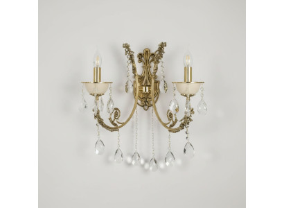 Applique murale lampe murale applique lumineuse art lustre applique murale or cristal