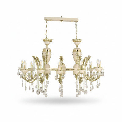 Lampe lustre plafonnier lustre de luxe lustre plafond lustre beige cristal
