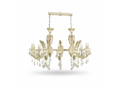 Lampe lustre plafonnier lustre de luxe lustre plafond lustre beige cristal