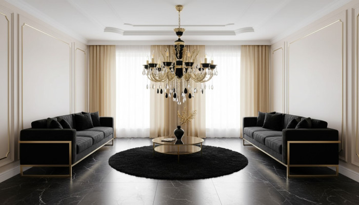Lampe Lustre Plafonnier Luxe Plafonnier Lustre Cristal Noir