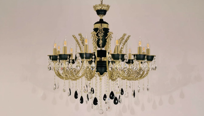 Lampe Lustre Plafonnier Luxe Plafonnier Lustre Cristal Noir