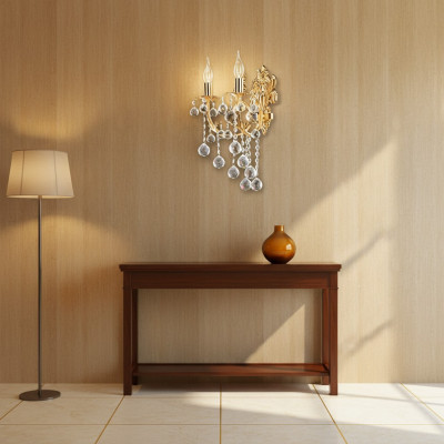 Applique murale appliques murales lustre appliques murales cristal doré