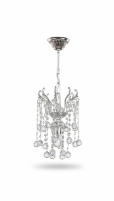 Lustre de plafond, lustre de luxe, lustre de plafond, lustre en cristal argenté
