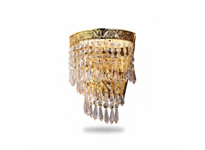 Lustre Plafonnier de luxe Lustre en or Lampe de plafond en cristal Art