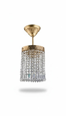 Chandelier Lampe Suspension Lustre Or Plafonnier Lustre Cristal Art