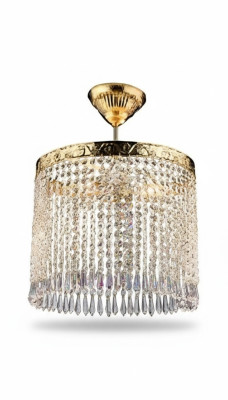 Lustre de plafond Lustre Chandelier Lustre Or Cristal Lampe