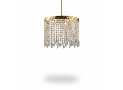 Lustre de plafond Chandelier Doré Lampe de plafond Lustre Cristal Lampe