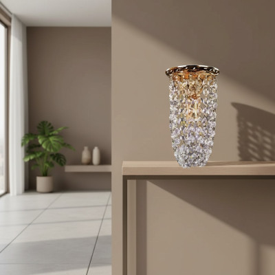 Lampe Lustre Lustre Or Plafonnier Lustre Cristal