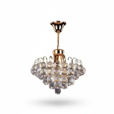 Lampe de plafond Lustre Lustre en or Lustre en cristal
